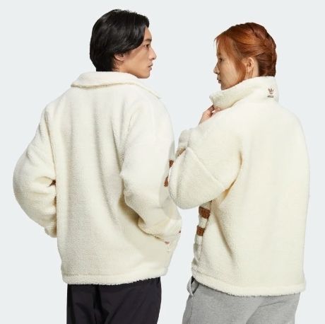 ★人気★ adidas originals SHERPA & フリース ジャケット Adidas originals Sherpa Jacket Black - POIZON