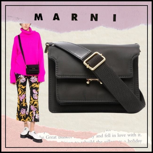 マルニ 21AW トランク ミニ クロスボディバッグ ナイロン (MARNI マルニ 21AW トランク ミニ クロスボディバッグ ナイロン (MARNI