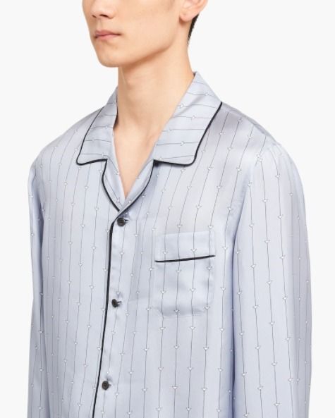新作【プラダ】シルクツイルパジャマ (PRADA/ルームウェア・パジャマ 新作【プラダ】シルクツイルパジャマ (PRADA/ルームウェア・パジャマ
