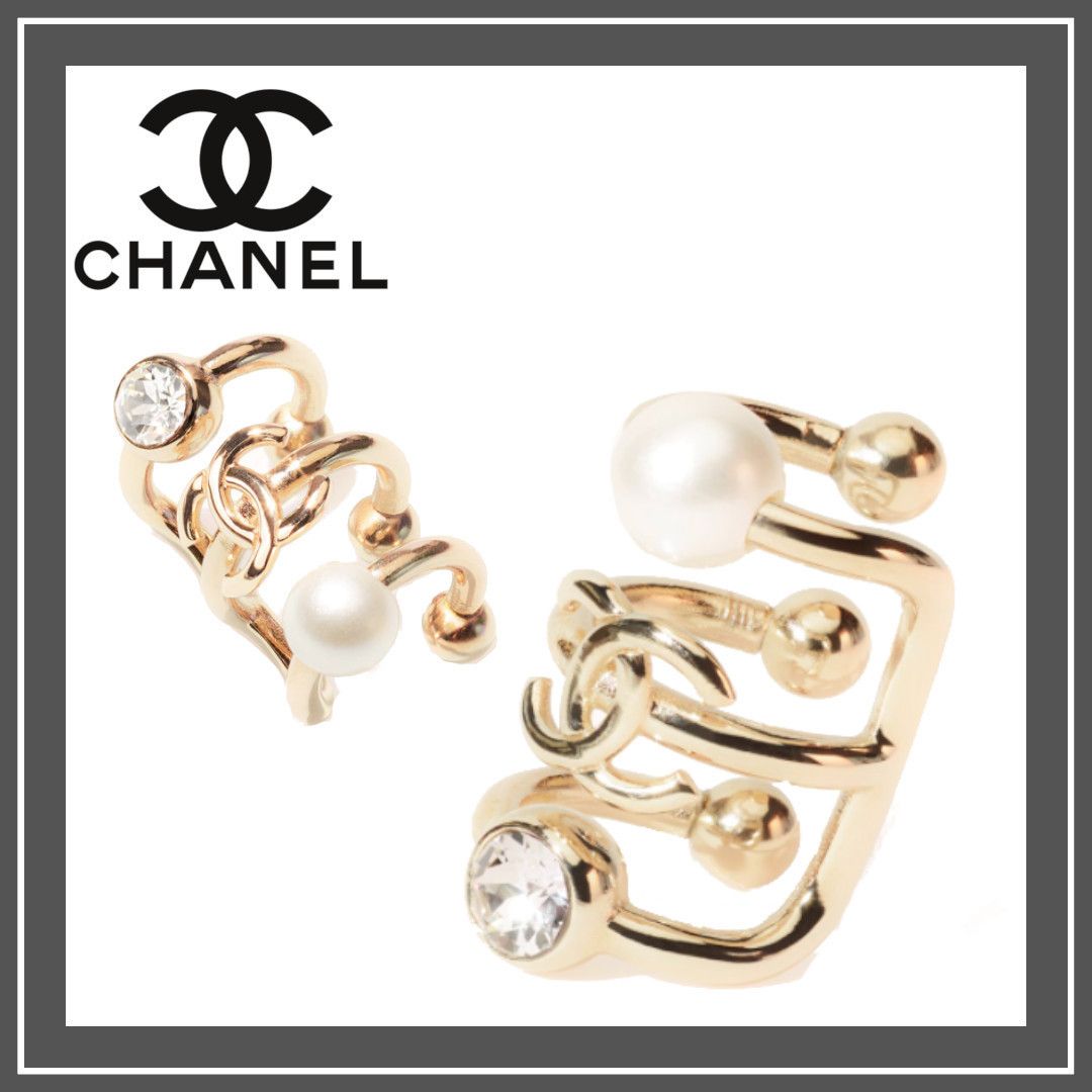 最新作売れ筋が満載 イヤーカフ CHANEL - イヤリング - alrc.asia