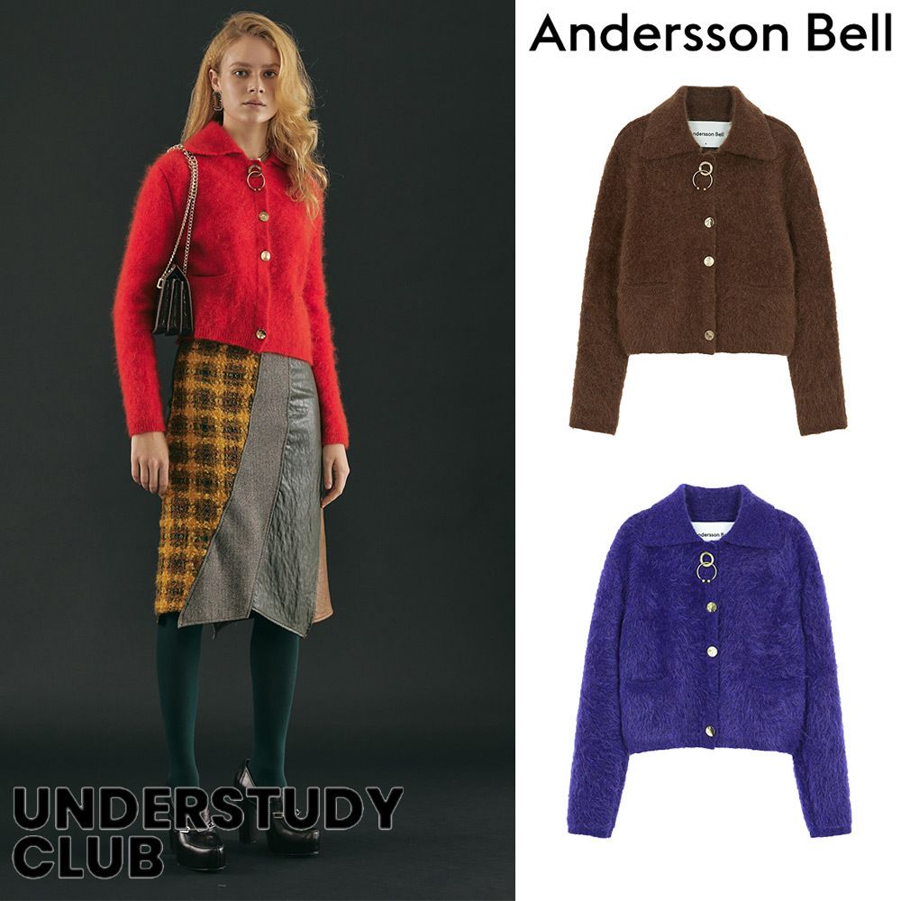 ANDERSSON BELL】3-7日お届/HAILEY HAIRY MINI KNIT JACKET (ANDERSSON ...
