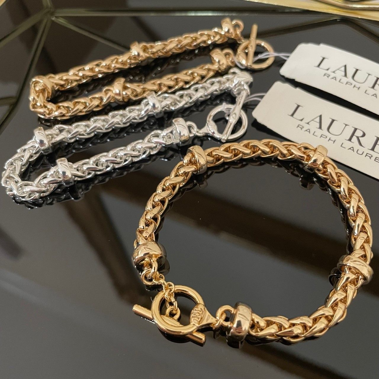Ralph Lauren トグルチェーン ブレスレット ユニセックス (Ralph