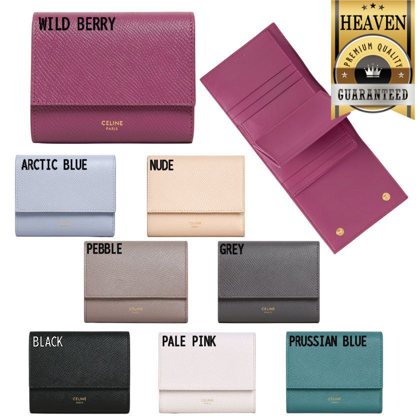 累積売上第1位【CELINE】スモール トリフォールドウォレット (CELINE 数量限定セール スモール財布 Celine 折り財布