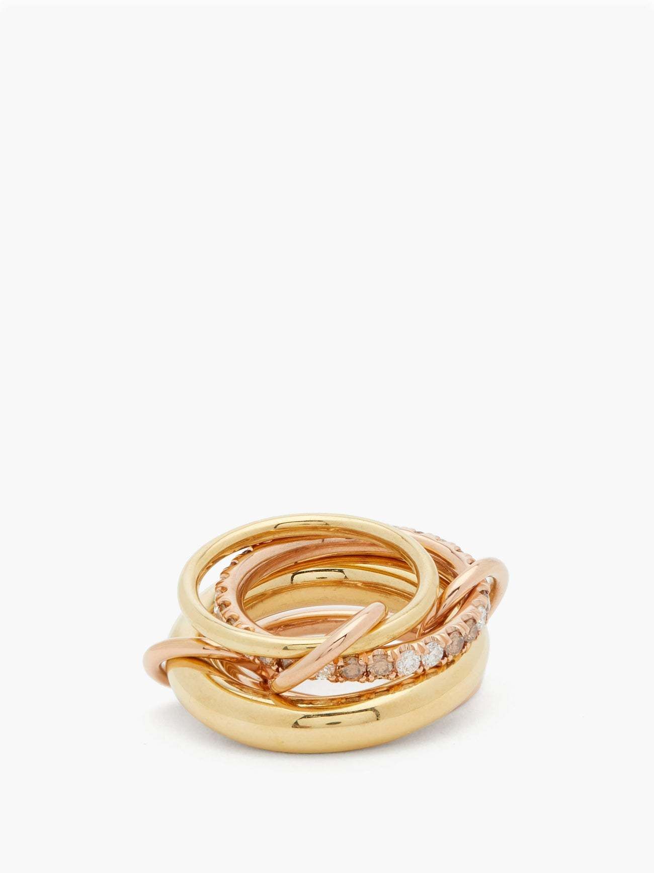すぐ届く 【SPINELLI KILCOLLIN】Luna Diamond Gold Ring (spinelli ...