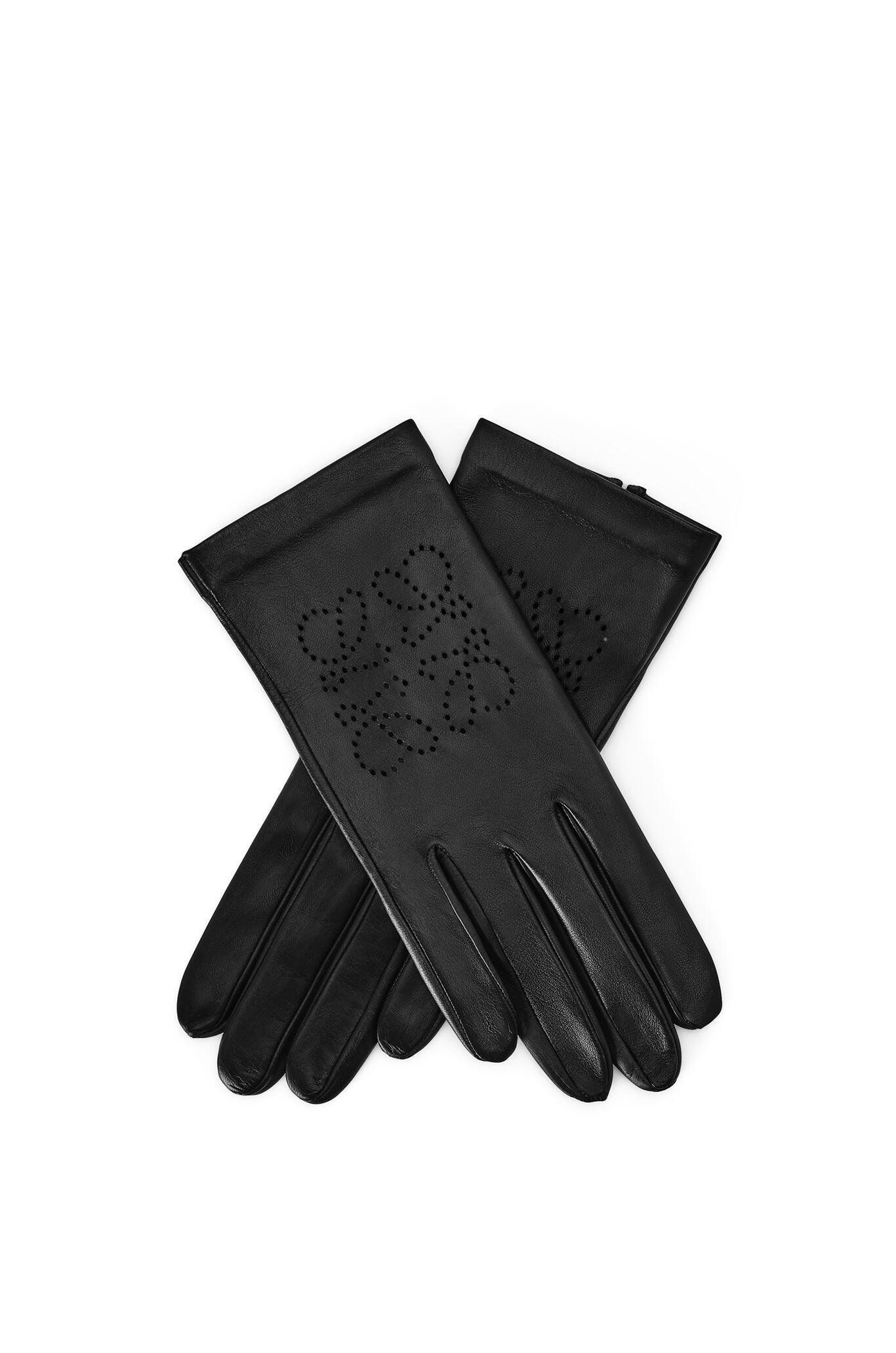 ☆22AW 新作☆LOEWE☆手袋 アナグラム グローブ (ラム) ブラック ☆22AW 新作☆LOEWE☆手袋 アナグラム グローブ (ラム) ブラック