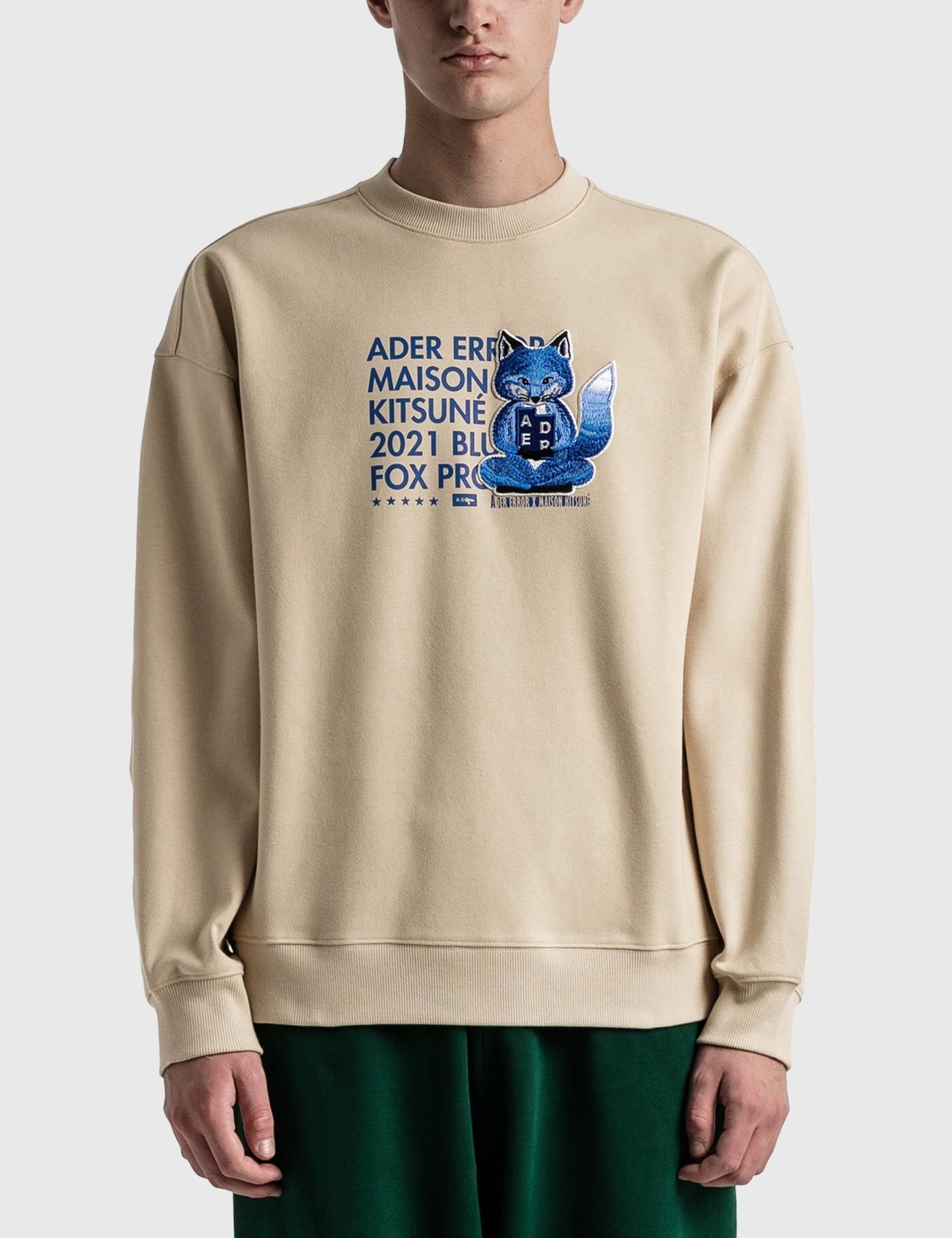 Maison Kitsune x ADER ERROR☆アーダーエラー ロゴ スウェット Maison Kitsune x ADER ERROR☆アーダーエラー ロゴ スウェット