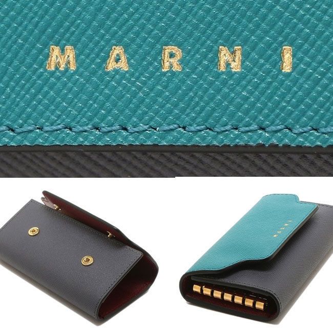 マルニ レザー6連キーケース PCMO0017U1 LV520 (MARNI/キーケース マルニ レザー6連キーケース PCMO0017U1 LV520 (MARNI/キーケース