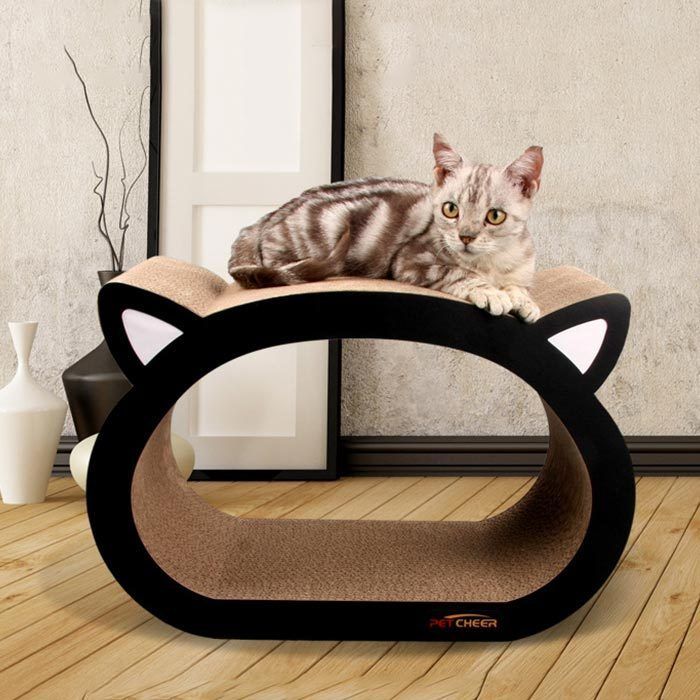 爪とぎ 猫 爪研ぎ おもちゃ 爪やすり 段ボール 猫用品 猫型 (ペット用