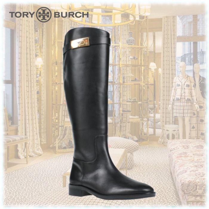 ブラック系,24cm【最新入荷】Tory Burch トリーバーチ ロング ブーツ ...