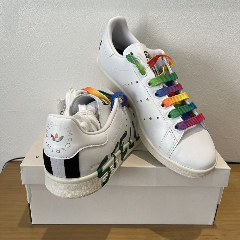 ED CURTIS STELLA STANSMITH ADIDASコラボ ロートップスニーカー ...