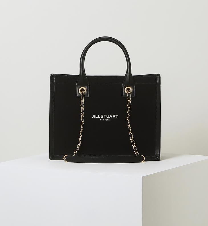 [JILLSTUART] LOGO PRINT LEATHER CHAIN TOTE BAG ☆送料込☆ JILLSTUART LOGO PRINT LEATHER CHAIN TOTE BAG BBH2657