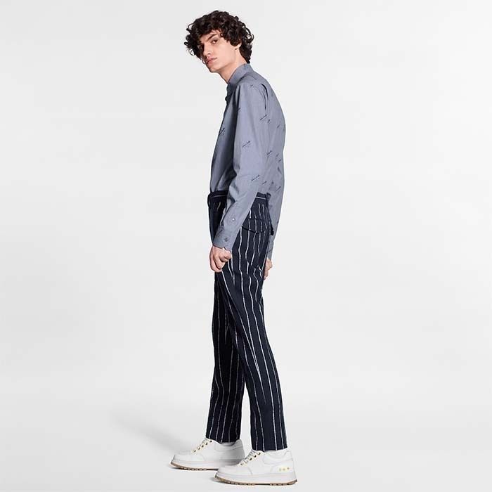 Louis Vuitton】 スタンダードフィット ロゴDNAカラーシャツ (Louis Louis Vuitton】 スタンダードフィット ロゴDNAカラーシャツ (Louis