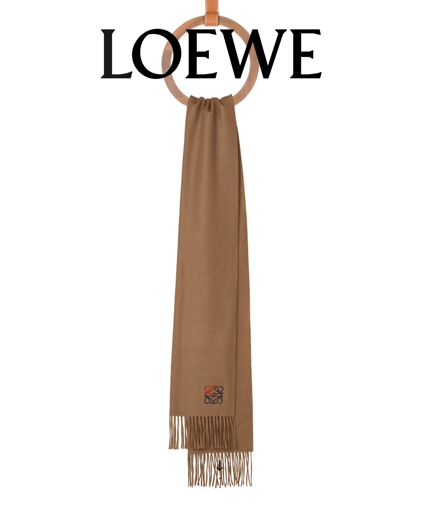 LOEWE◇◇21AW 新作*カシミアのアナグラムスカーフ(F000914X04 LOEWE◇◇21AW 新作*カシミアのアナグラムスカーフ(F000914X04