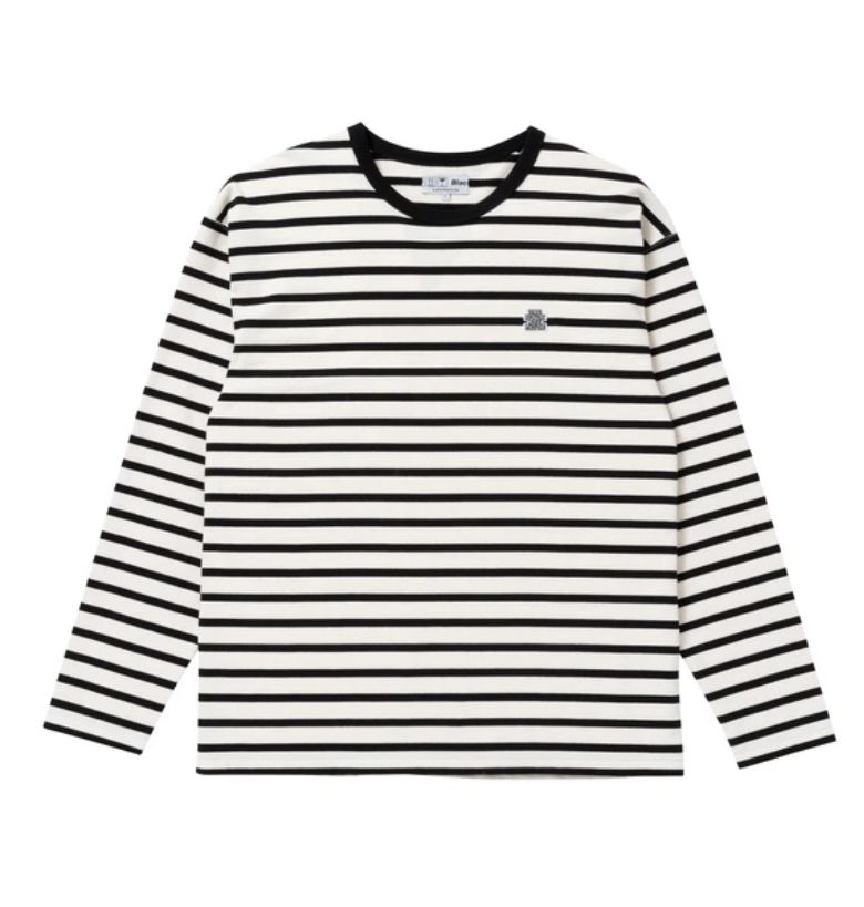 正規代理店 ブラックアイパッチ OG LABEL L/S BORDERED - Tシャツ/カットソー(七分/長袖)