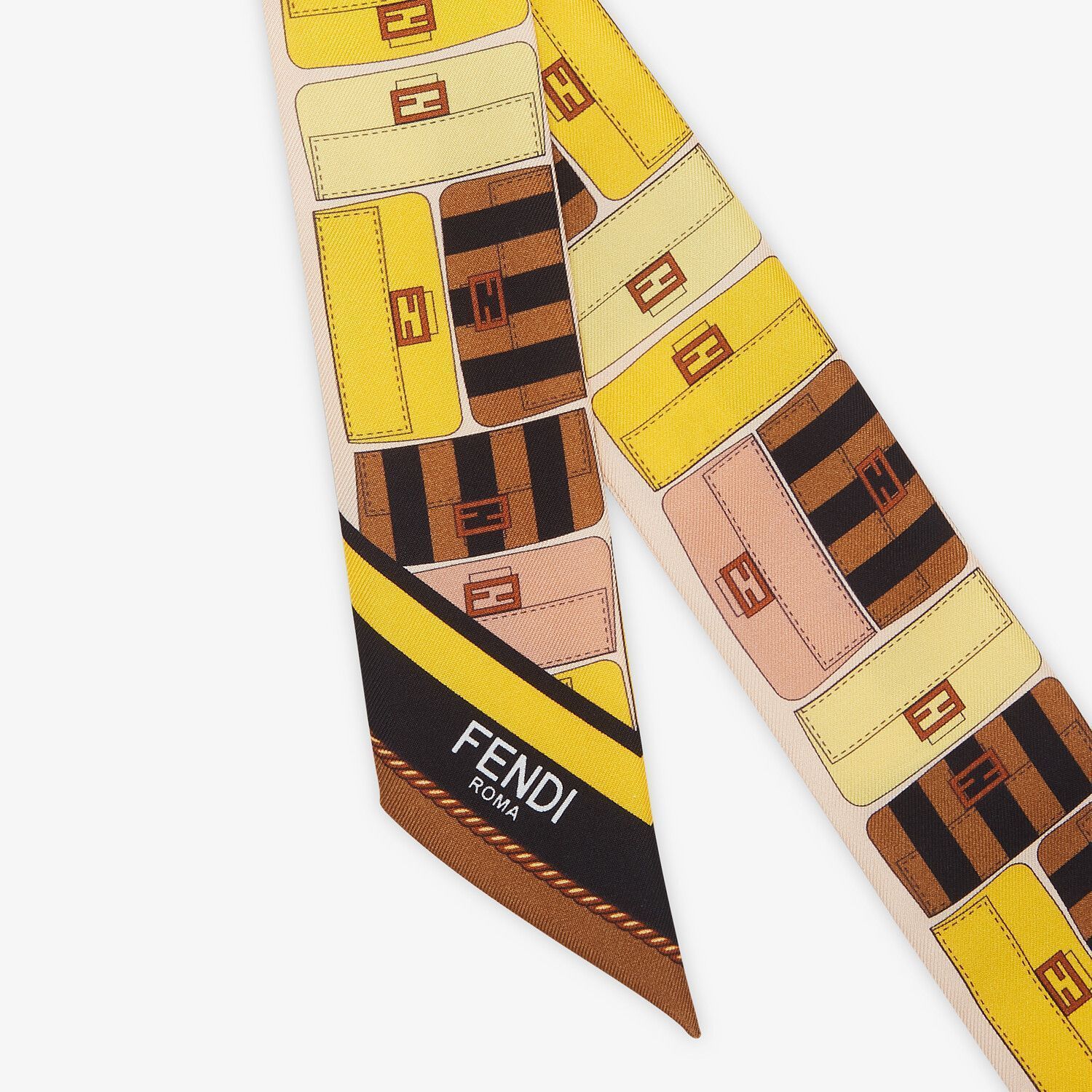 正規品】FENDI ラッピー マルチカラーシルク バンドゥ (FENDI/スカーフ 正規品】FENDI ラッピー マルチカラーシルク バンドゥ (FENDI/スカーフ