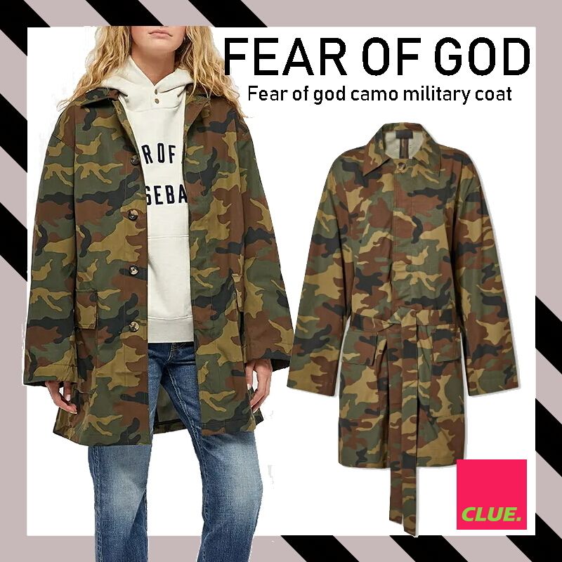 FEAR OF GOD☆フィア オブ ゴッド カモ 迷彩 ミリタリーコート (FEAR FEAR OF GOD☆フィア オブ ゴッド カモ 迷彩 ミリタリーコート (FEAR
