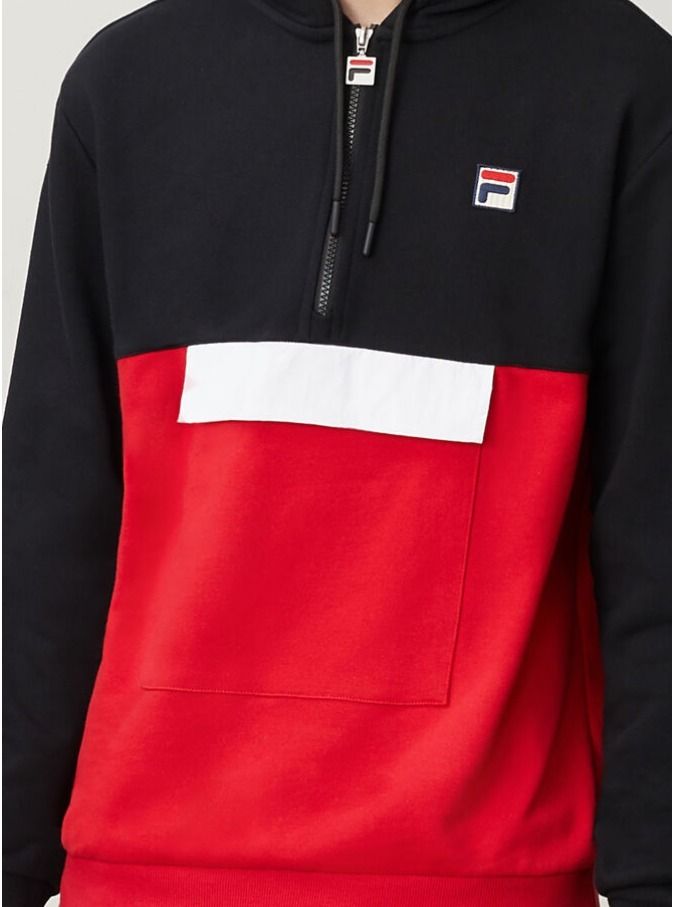 FILA/フィラ Hector 1/2 Zip Hoodie 長袖パーカー 送料関税込み FILA/フィラ Hector 1/2 Zip Hoodie 長袖パーカー 送料関税込み
