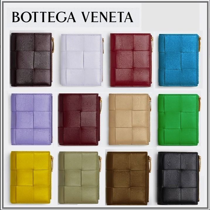 Bottega Veneta: Bifold Wallet: 二つ折りファスナーウォレット ...