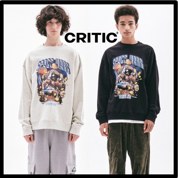 ☆送料・関税込☆CRITIC☆SPACE WARS SWEATSHIR.T☆スウェット ☆送料・関税込☆CRITIC☆SPACE WARS SWEATSHIR.T☆スウェット