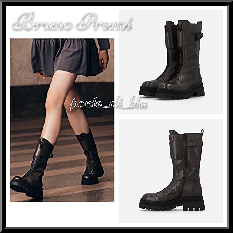 イタリア発関送込!】BRUNO PREMI RollyZae 5.5cm Combat Boots (BRUNO