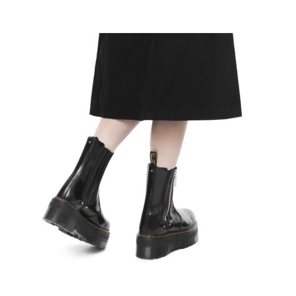 Dr.Martens】2976 Max Black Buttero 厚底 ブーツ (Dr.Martens/ミドル ...