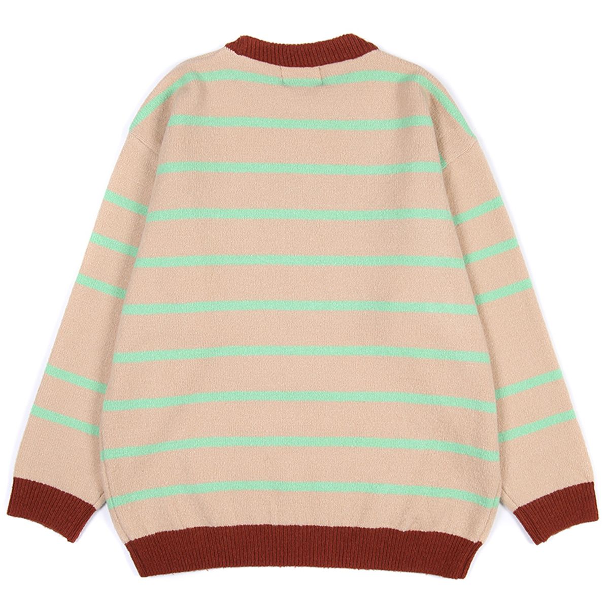 ☆YOUTHBATH☆DINOSAUR STRIPE KNIT WEAR_BEIGE☆正規品/人気 ☆YOUTHBATH☆DINOSAUR STRIPE KNIT WEAR_BEIGE☆正規品/人気