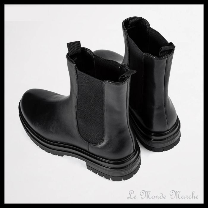 Tony Bianco】 Wolfe Black Como ヒール4.5cm アンクルブーツ (Tony ...