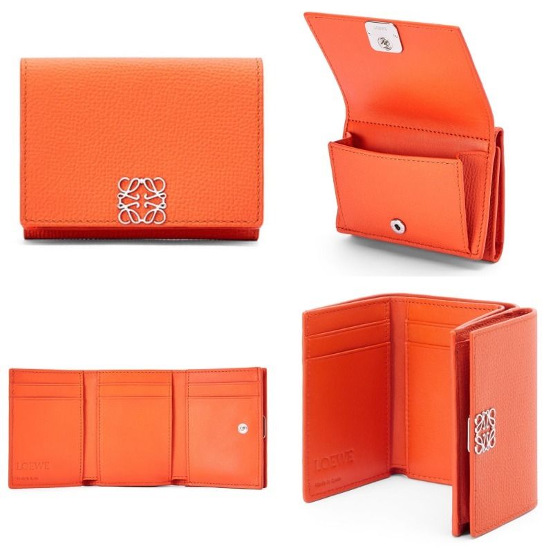 新作☆LOEWE☆ロエベ☆ アナグラム トライフォールド 6cc 財布 (LOEWE