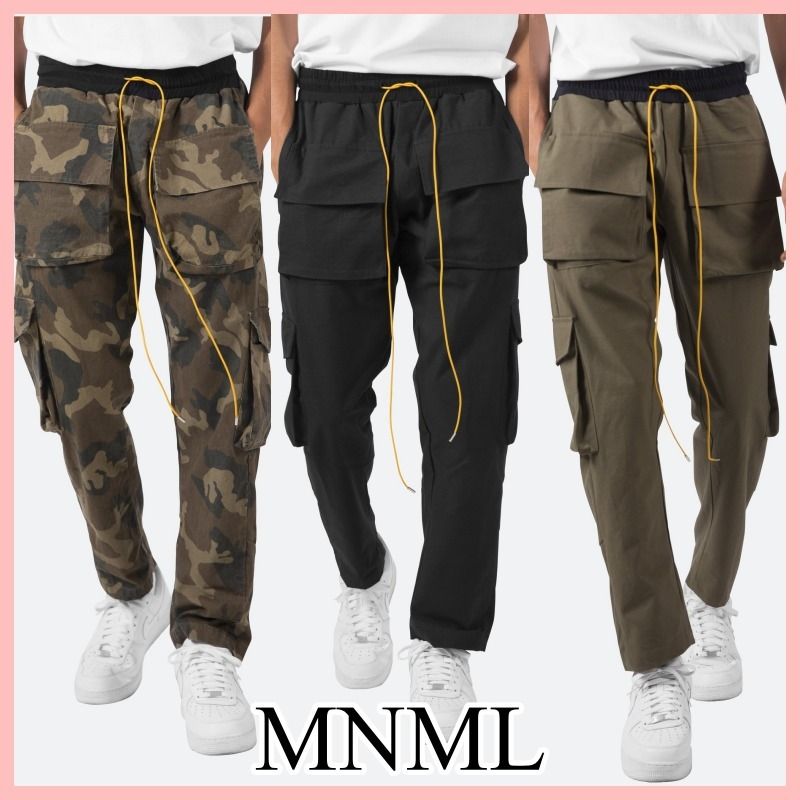 MNML スナップIIカーゴパンツ リラックスフィット 3色 送料込み (MNML 緊急安全保障会議開催へ mnml L 32 リラックスしたフィット感!!スナップカーゴパンツ ワークパンツ/カーゴパンツ