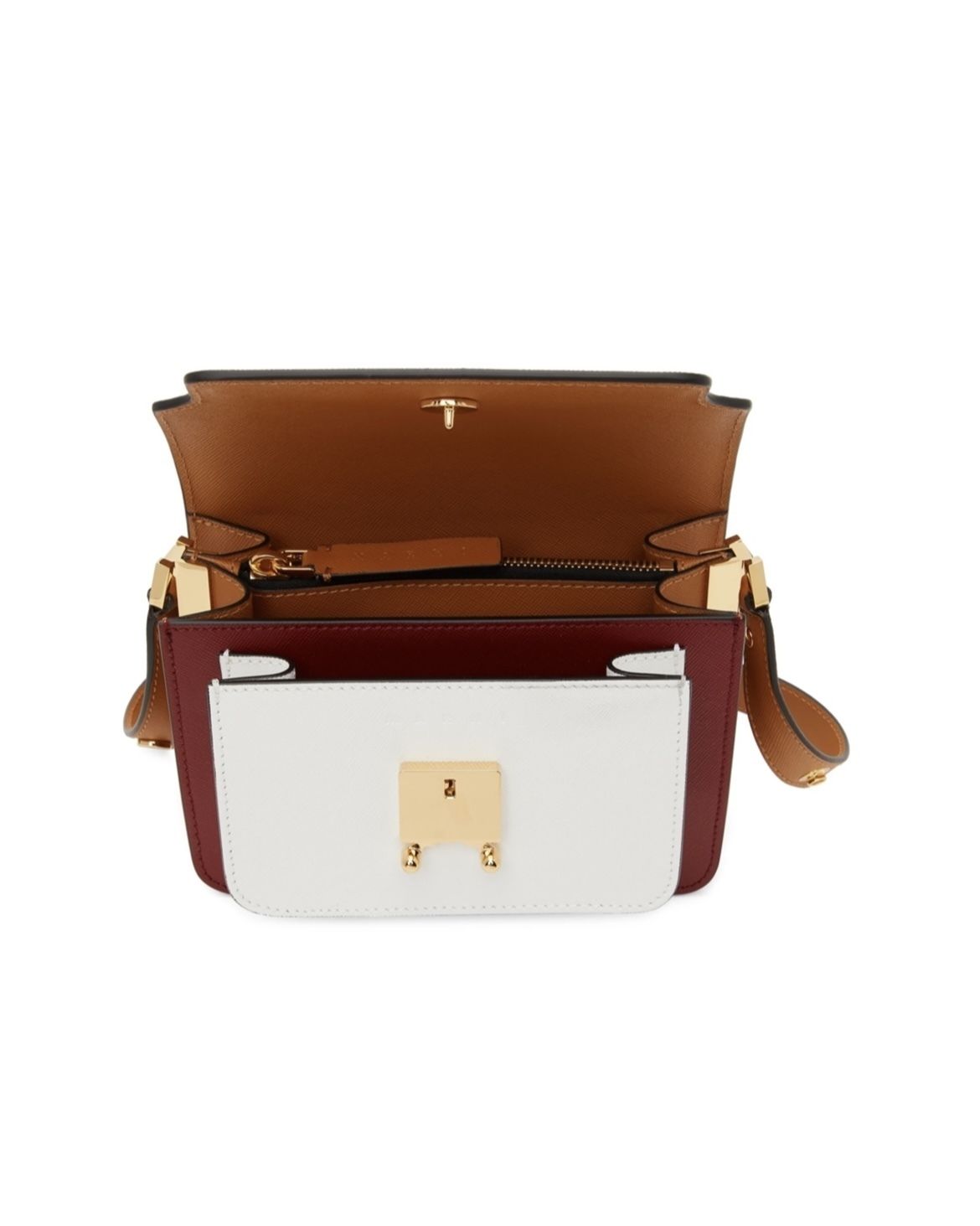 MARNI☆大人気 サフィアーノ カーフスキン ミニ TRUNK バッグ (MARNI MARNI☆大人気 サフィアーノ カーフスキン ミニ TRUNK バッグ (MARNI
