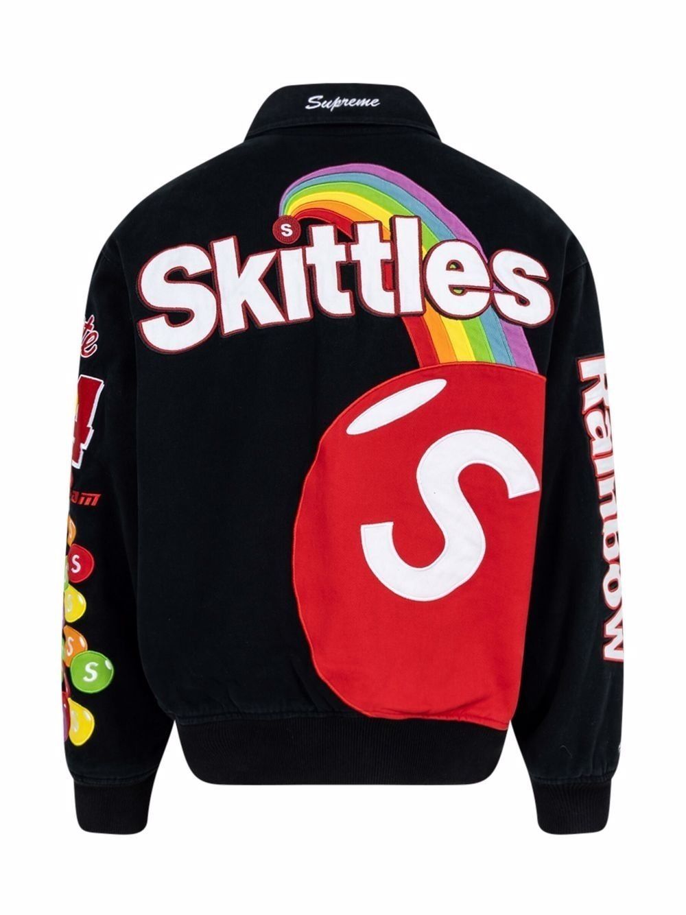 Supreme®/Skittles®/Mitchell & Ness® Varsity Jacket | Supreme