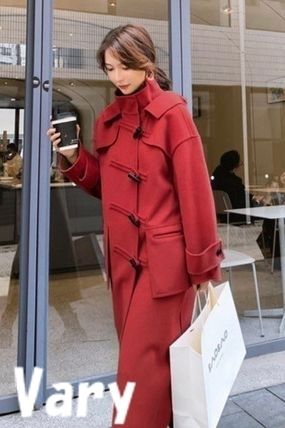 ダッフルコート フード付き カジュアル 大人可愛い 8970 (コート