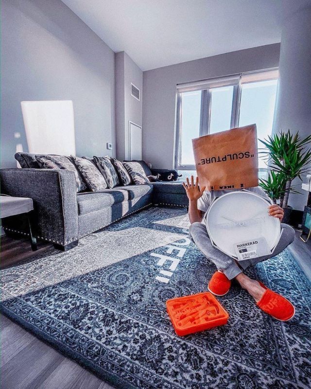Virgil Abloh IKEA KEEP OFF Rug ヴァージル イケア ラグ (IKEA/ラグ Virgil Abloh IKEA KEEP OFF Rug ヴァージル イケア ラグ (IKEA/ラグ