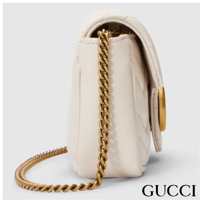 人気☆GUCCI☆〔GGマーモント〕キルティングレザーミニバッグ (GUCCI ...