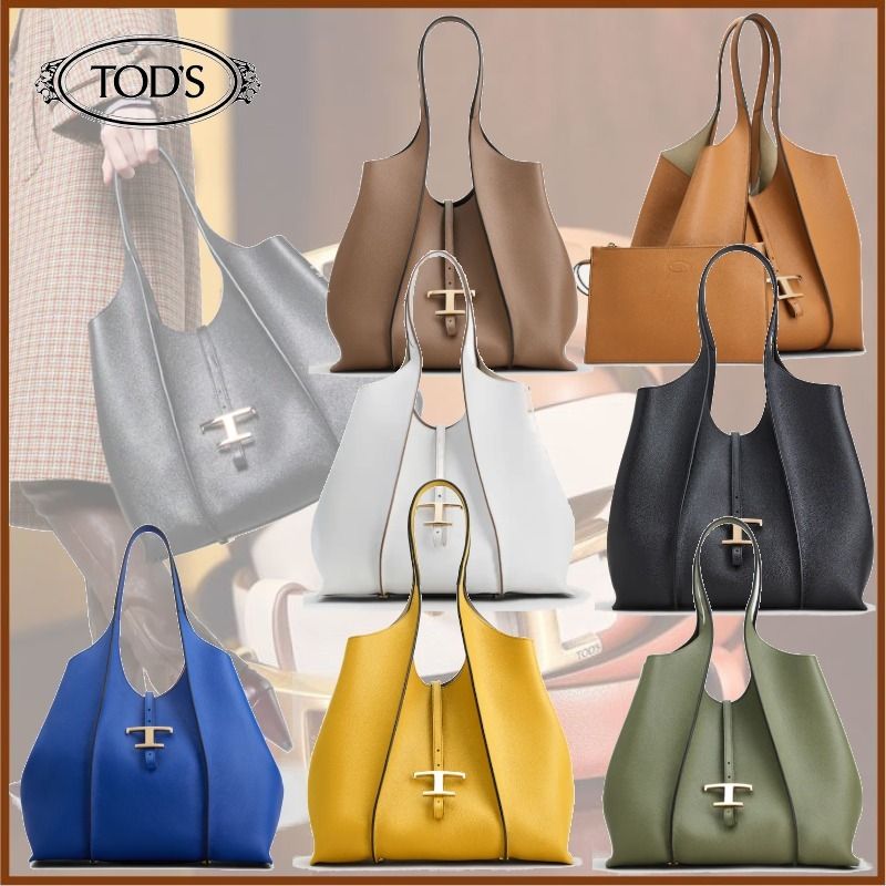 大人気【トッズ】Tタイムレス ショッピングバッグ ミディアム (TOD'S ...