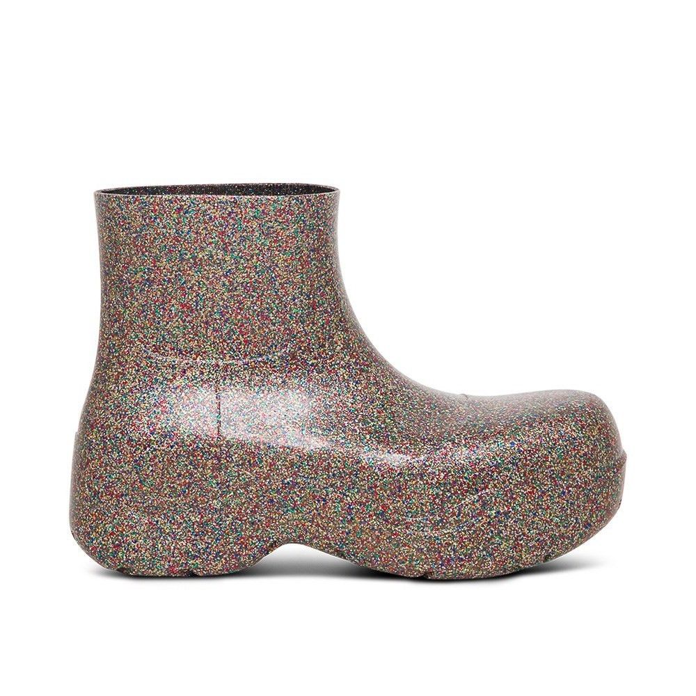 BOTTEGA VENETA BV パドル グリッターラバー レインブーツ (BOTTEGA BOTTEGA VENETA BV パドル グリッターラバー レインブーツ (BOTTEGA