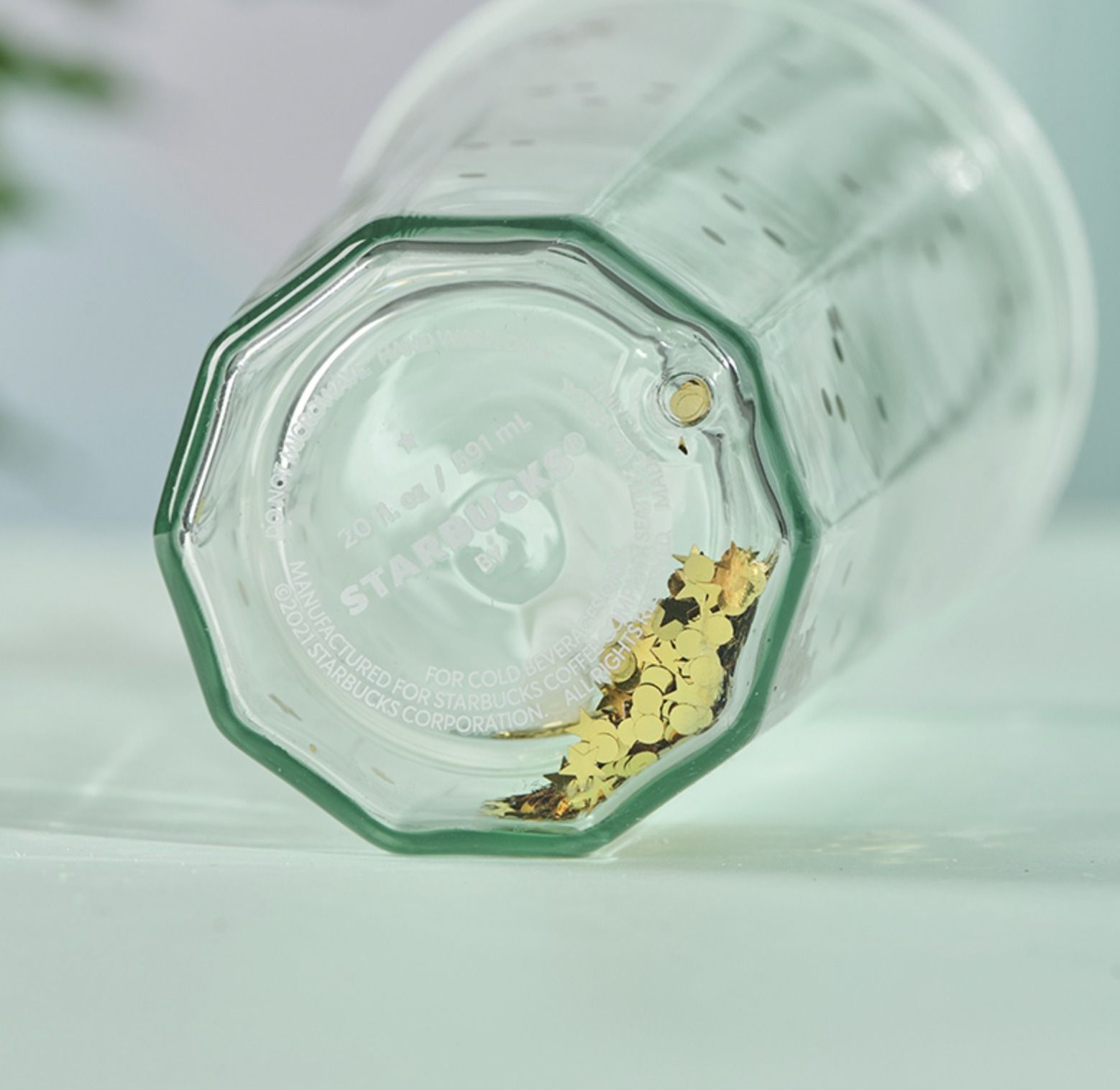 中国 スタバ 2021 グラス グリーン タンブラー 591ml 中国 スタバ 2021 グラス グリーン タンブラー 591ml (Starbucks