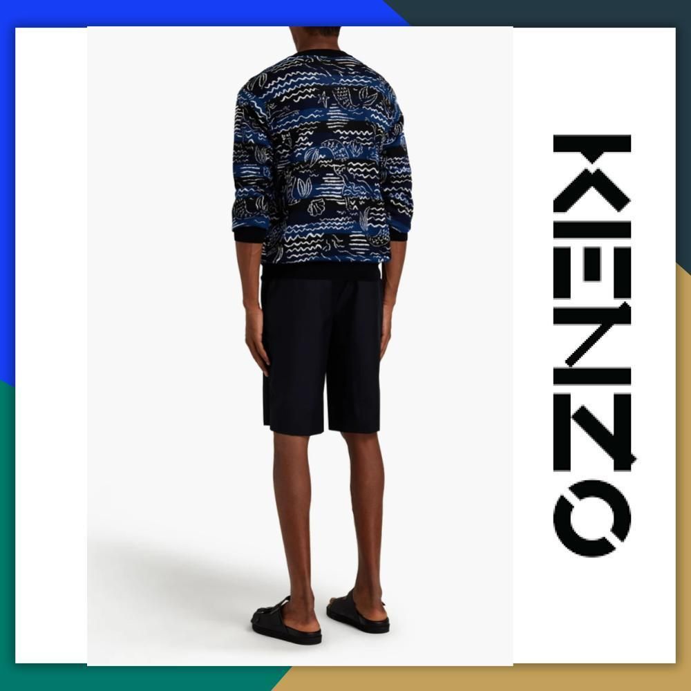 関税送料込】KENZO ストライプジャカードニット セーター (KENZO ...