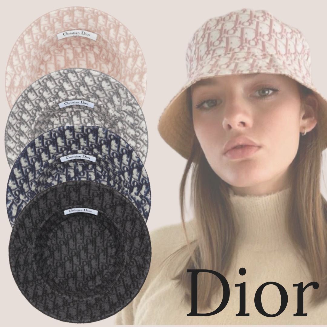◇Dior Chic◇ディオール シックボブハットリバーシブル☆ウール (Dior