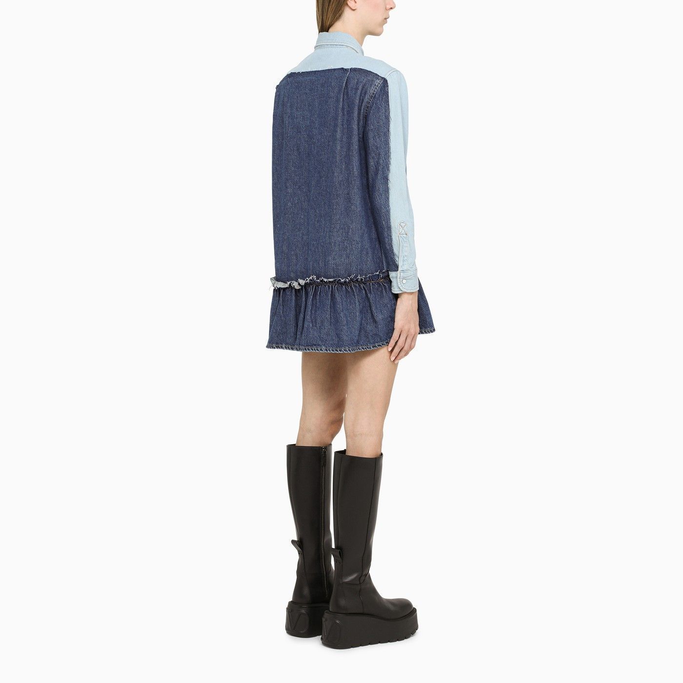 21AW☆送料込【RED VALENTINO】デニム ショート ドレス (RED VALENTINO 21AW☆送料込【RED VALENTINO】デニム ショート ドレス (RED VALENTINO