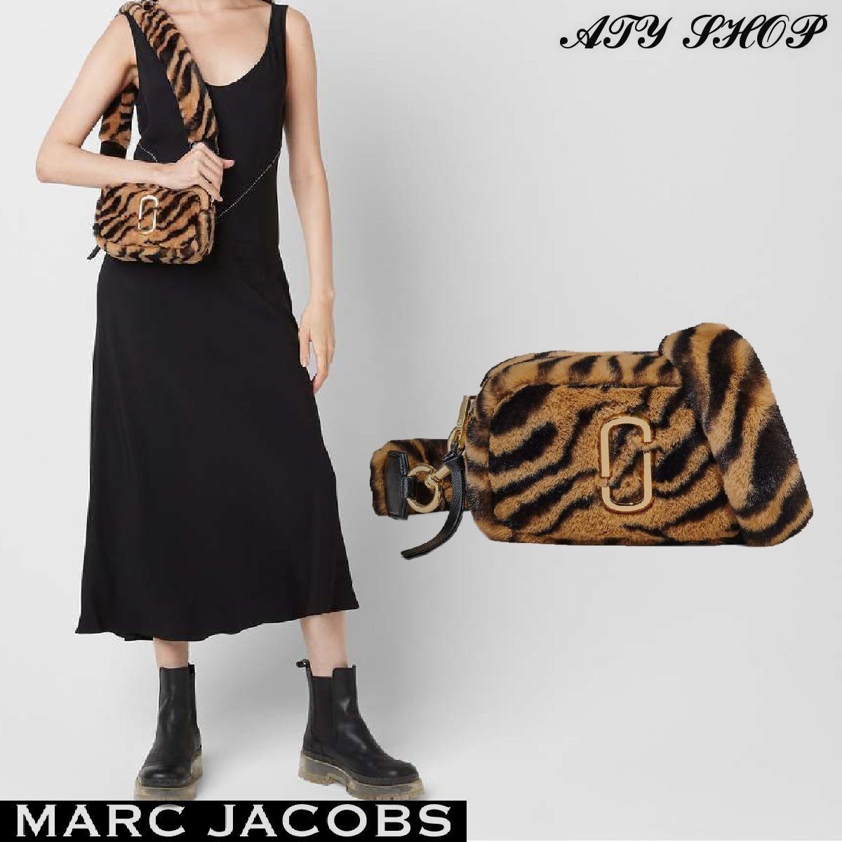 MARC JACOBS タイガーストライプショルダーバッグ【送/関込み】 (MARC MARC JACOBS タイガーストライプショルダーバッグ【送/関込み】 (MARC