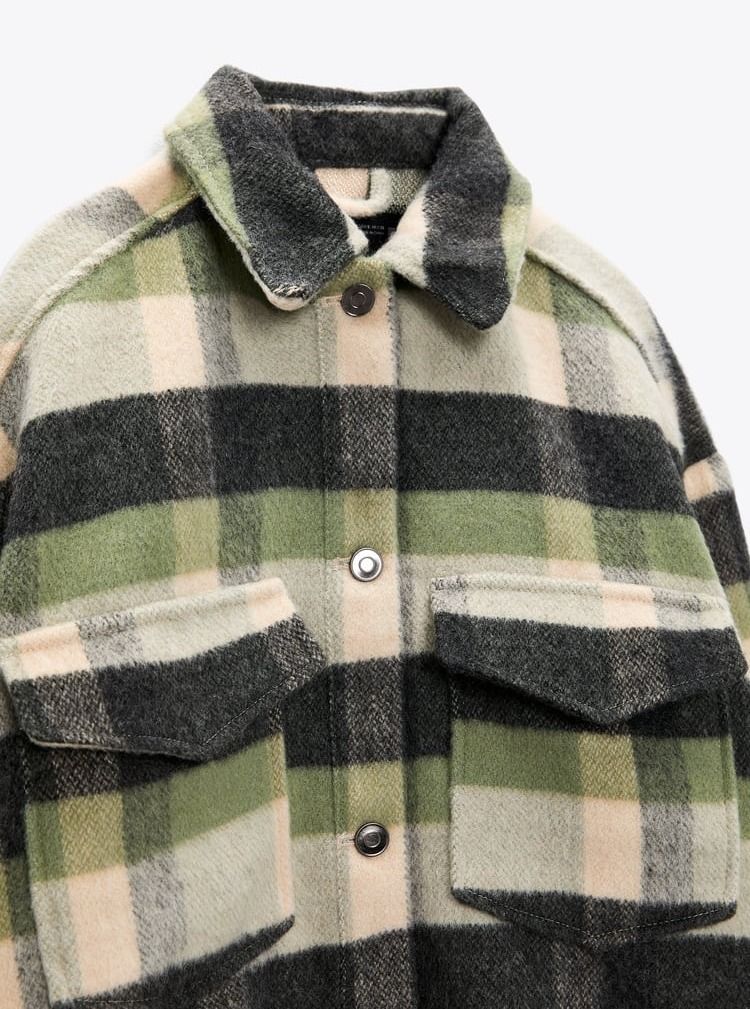 ☆ドイツ発*ZARA*新作*チェックシャツジャケット/GE☆ (ZARA ☆ドイツ発*ZARA*新作*チェックシャツジャケット/GE☆ (ZARA