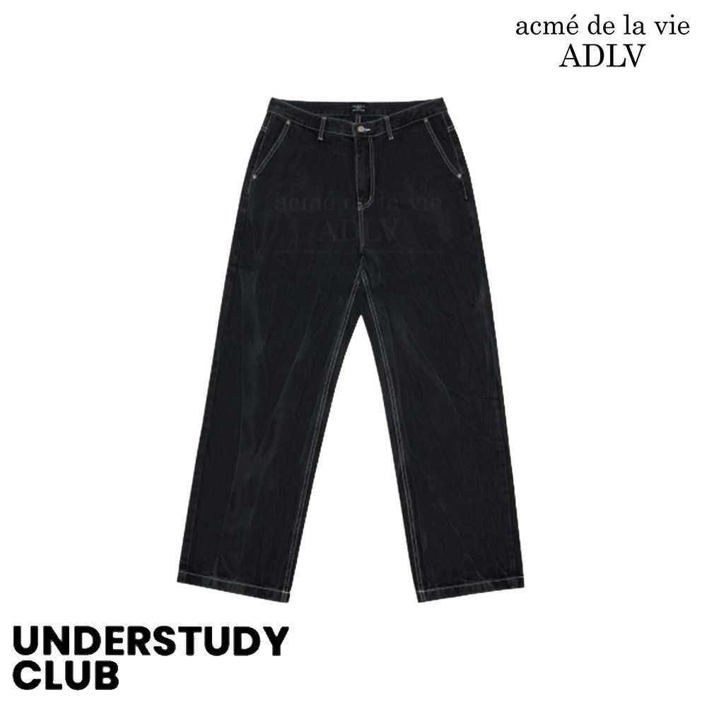 acme' de la vie】WRINKLE WASHING DENIM PANTS (acme de la vie acme' de la vie】WRINKLE WASHING DENIM PANTS (acme de la vie