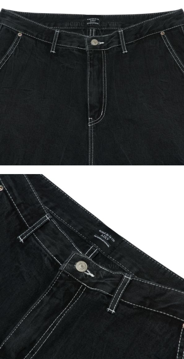 acme' de la vie】WRINKLE WASHING DENIM PANTS (acme de la vie acme' de la vie】WRINKLE WASHING DENIM PANTS (acme de la vie