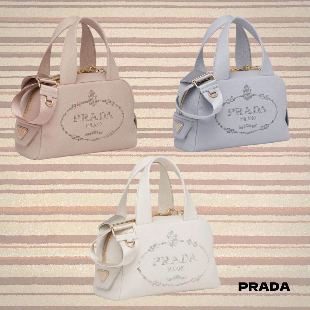 すぐ届く☆PRADA プラダ レザー トップハンドルバッグ (PRADA ...