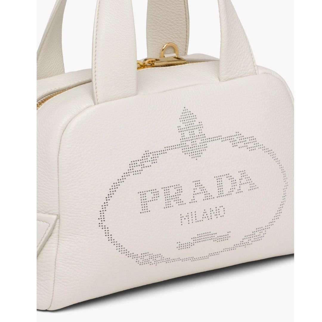 すぐ届く☆PRADA プラダ レザー トップハンドルバッグ (PRADA ...