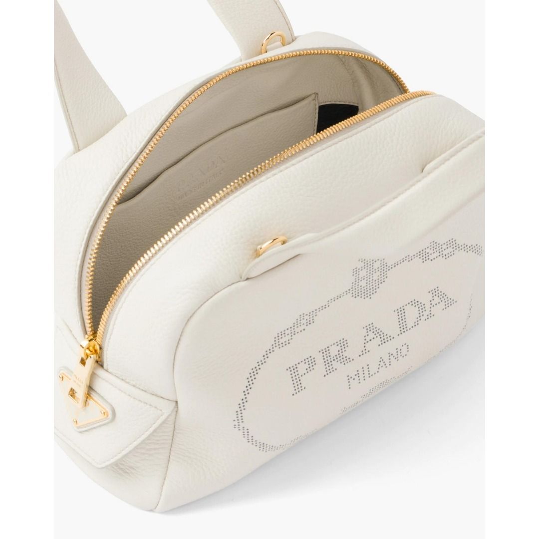 すぐ届く☆PRADA プラダ レザー トップハンドルバッグ (PRADA ...