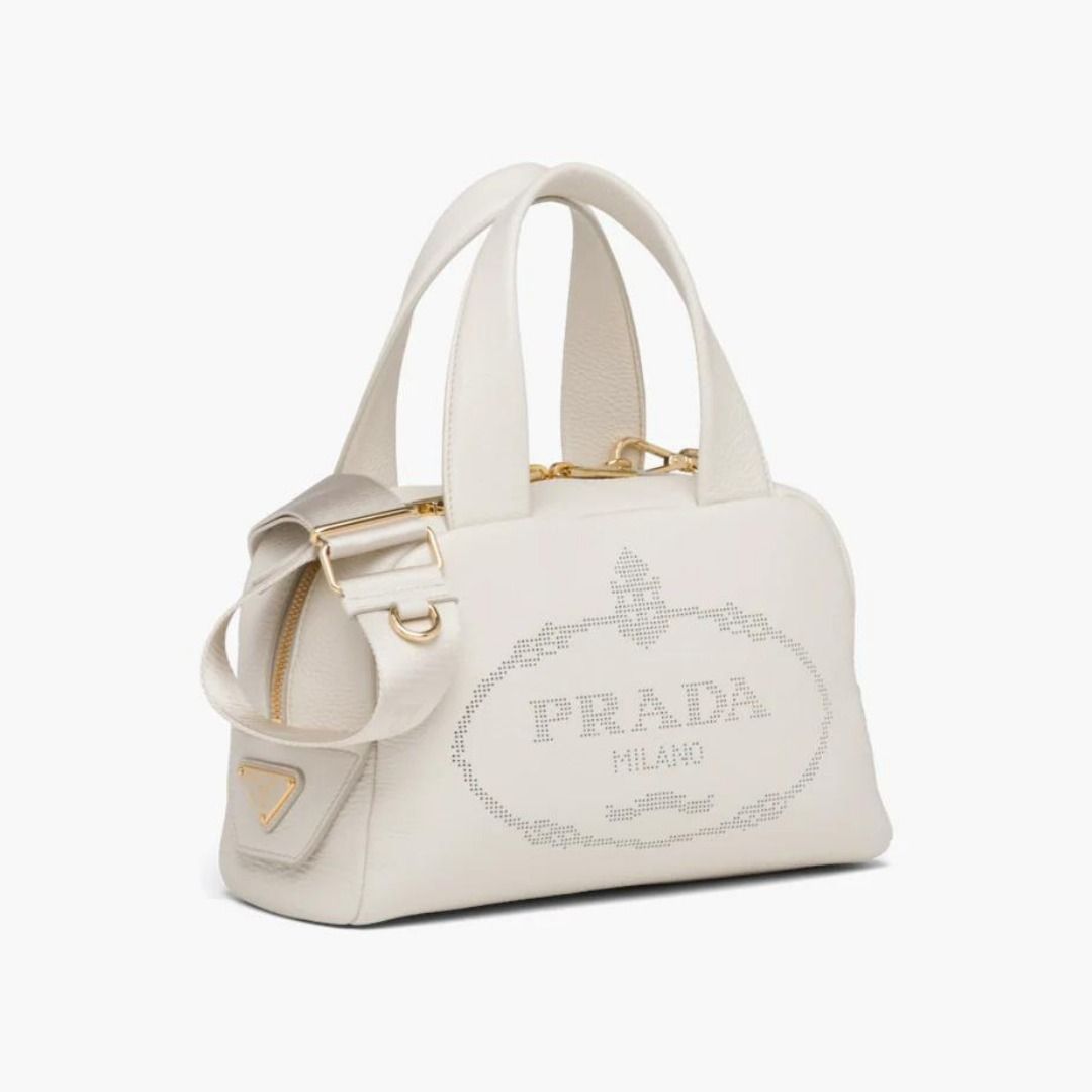 すぐ届く☆PRADA プラダ レザー トップハンドルバッグ (PRADA ...