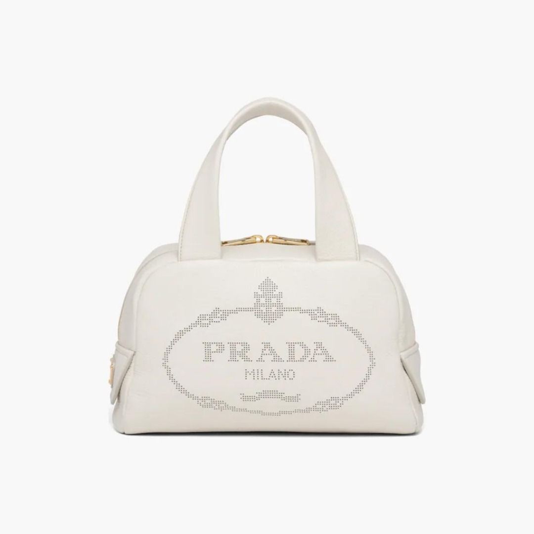 すぐ届く☆PRADA プラダ レザー トップハンドルバッグ (PRADA ...