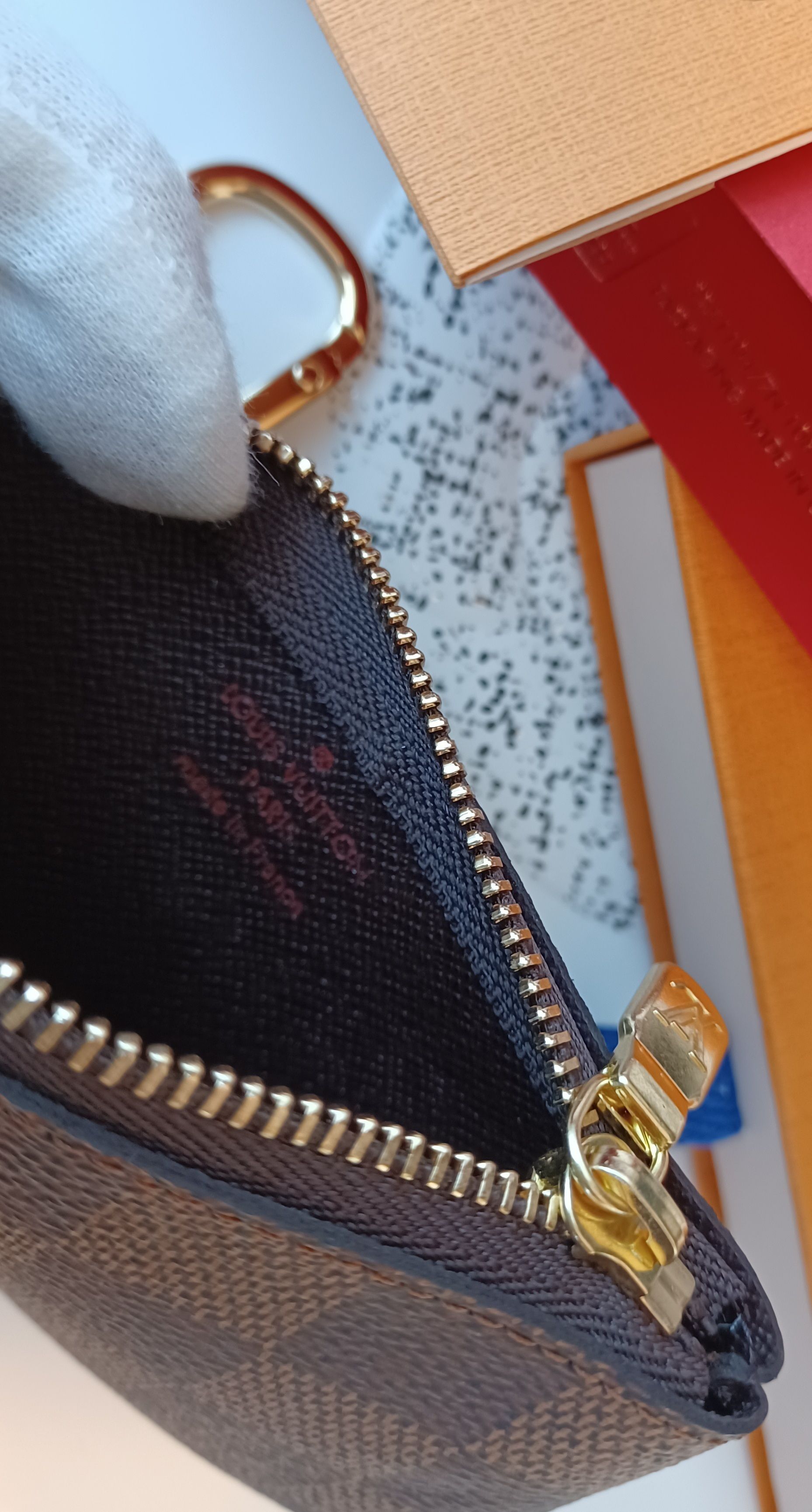 Louis Vuitton☆ダミエ☆ポシェット・クレ☆キーケース☆N62658